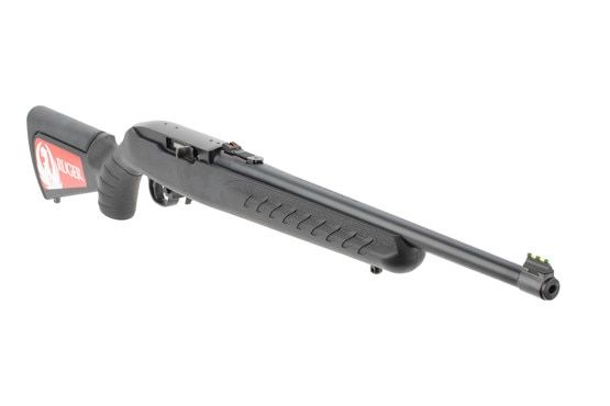 Ruger 10/22 22lr rifle features a synthetic stock